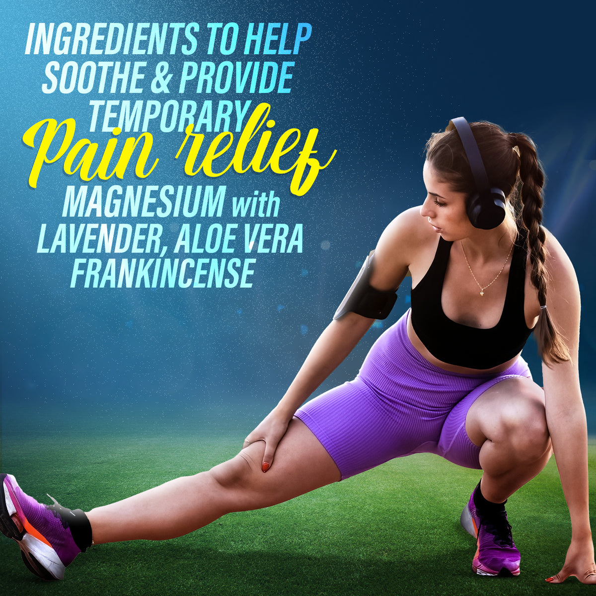 Magnesium Oil Spray, Quick Absorbing, Muscle Relief & Soothing Aches, 2 Fl Oz